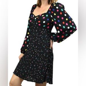 Super Cute 🌸 Rixo for Target Black Polka Dot Dress. Size 8.